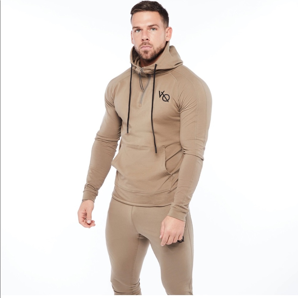 VANQUISH ECLIPSE KHAKI PULLOVER HOODIE - Medium